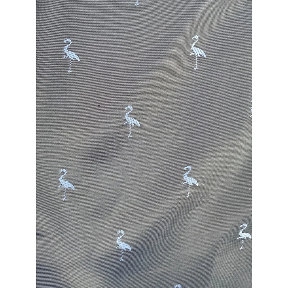 Tailorbyrd Collection Blue Micro Pattern Flamingo Lining Blazer Sport Coat 44R